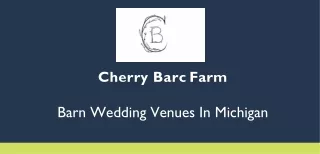Barn Wedding Venues In Michigan