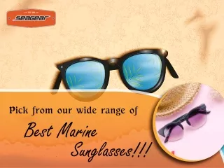 Best Marine Sunglasses - Seagear Marine