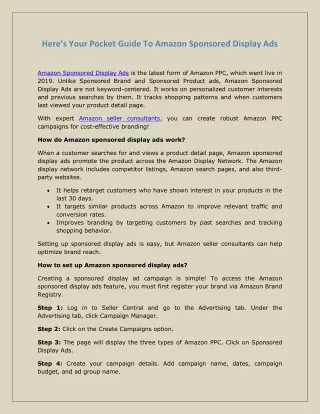 here s your pocket guide to amazon sponsored