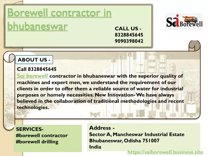 borewell contractor in bhubaneswar