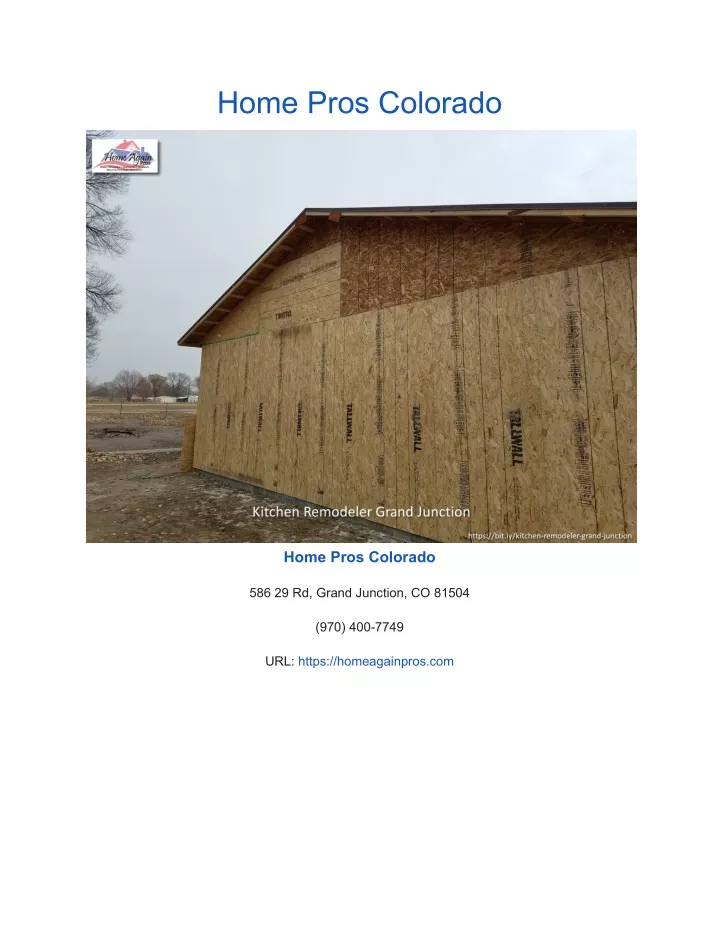 home pros colorado