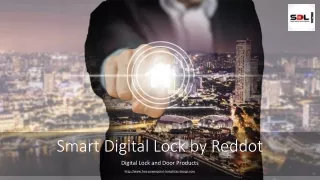 Digital Lock for BTO and HDB House - SDL by Red Dot