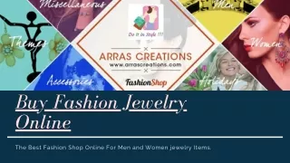Fashion Jewelry Online at Arras Creations