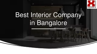 Best Interior Company in Bangalore - 8Square