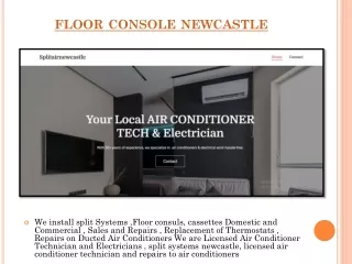floor console newcastle