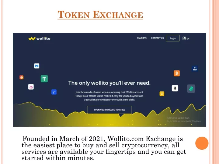 token exchange