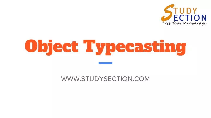 object typecasting