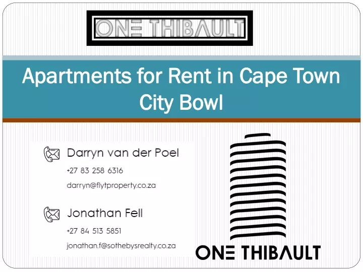 apartments for rent in cape town city bowl