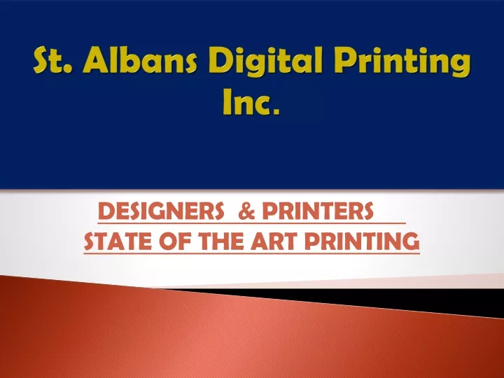st albans digital printing inc