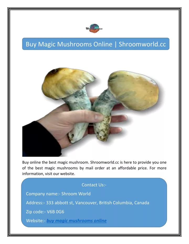 buy magic mushrooms online shroomworld cc