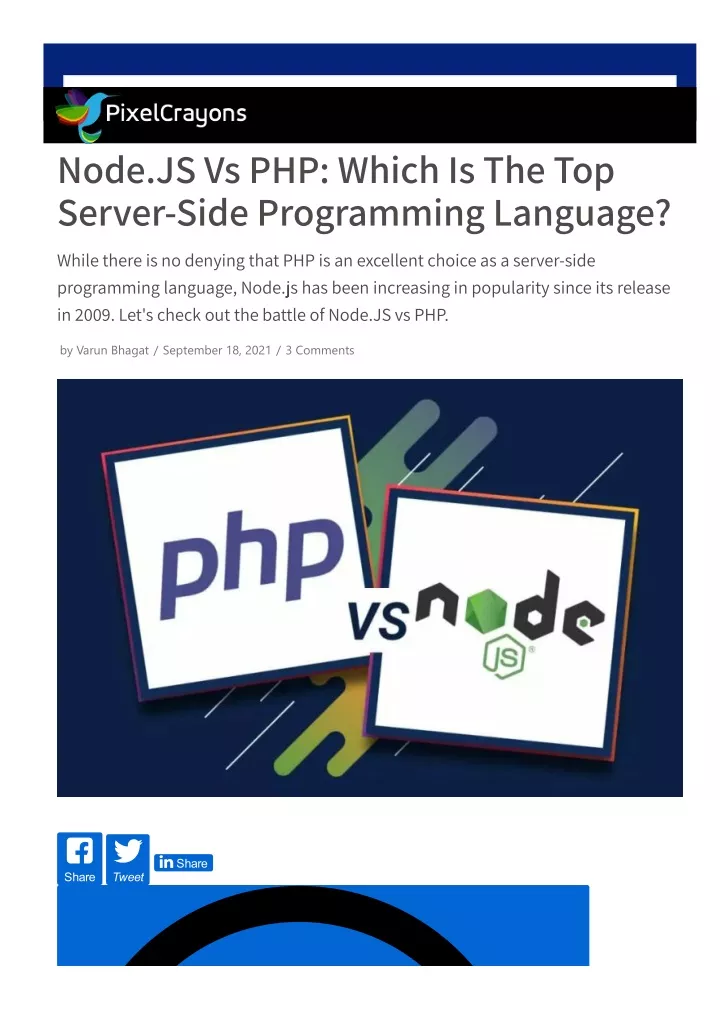 node js vs php which is the top server side
