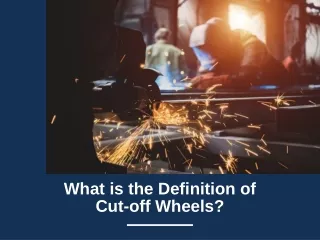 what is the definition of cut off wheels
