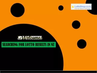 searching for lotto results in nz