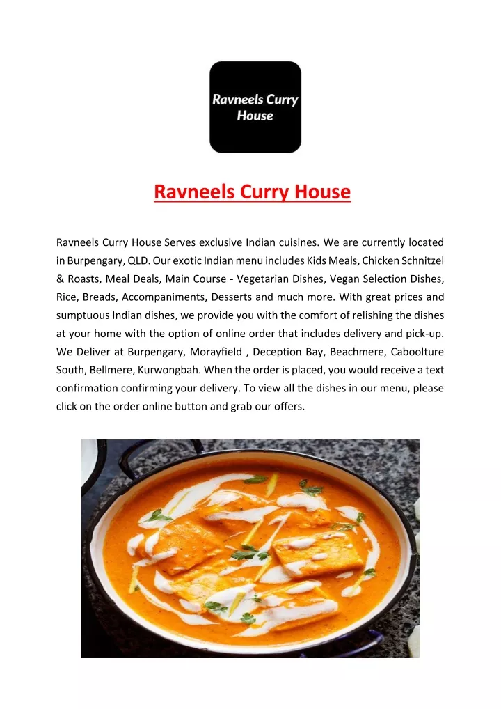 ravneels curry house ravneels curry house serves