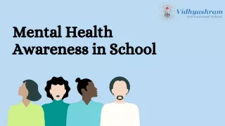Mental Health Awareness in School