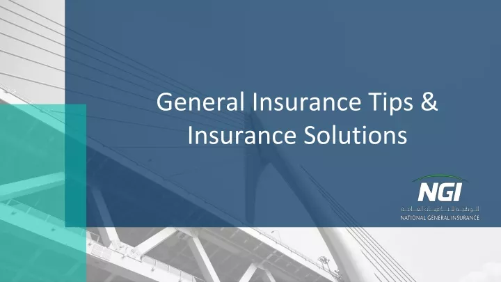 general insurance tips insurance solutions