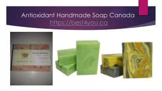 Antioxidant Handmade Soap Canada