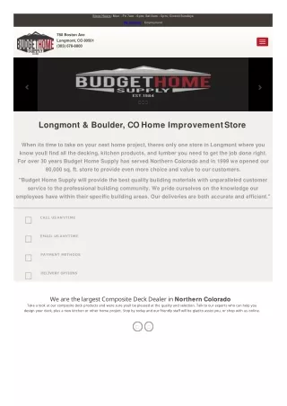 Home Improvement Stores in Boulder