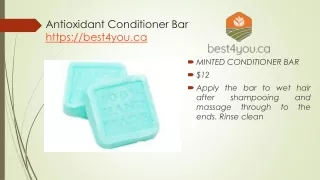 Antioxidant Conditioner Bar