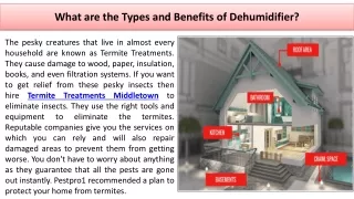 What are the Types and Benefits of Dehumidifier