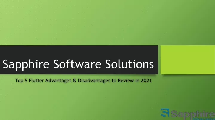 sapphire software solutions