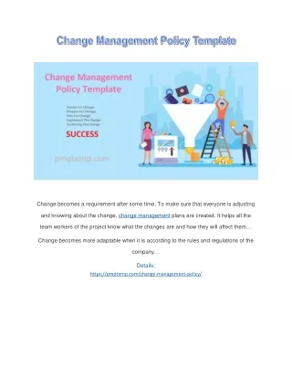 change becomes a requirement after some time