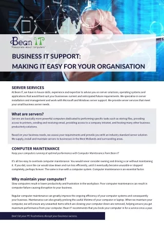 business it support making it easy for your