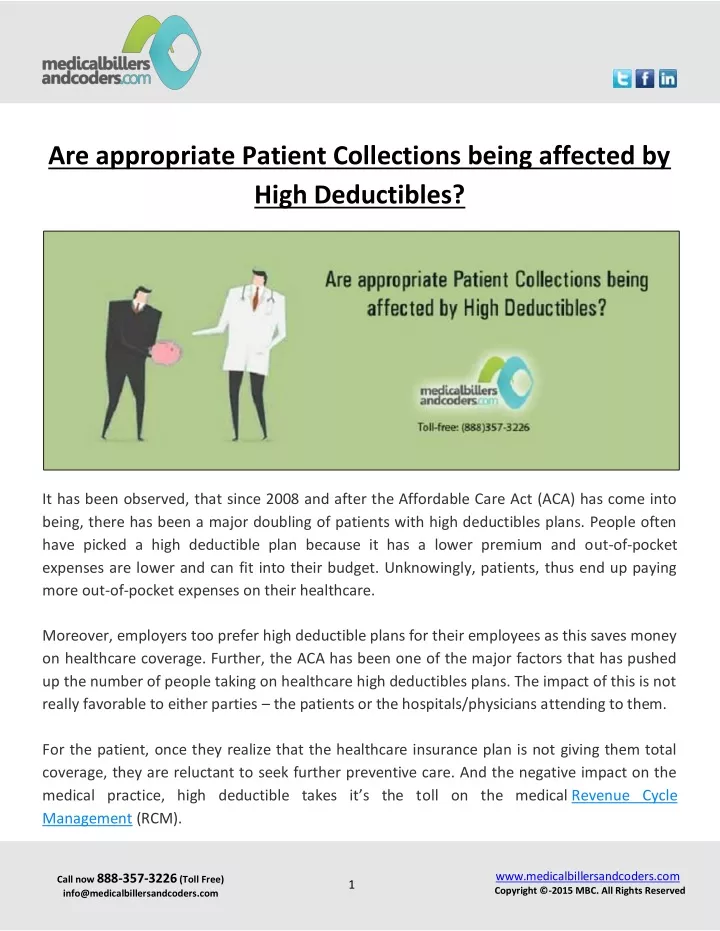 are appropriate patient collections being