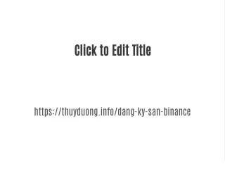 click to edit title