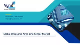 global ultrasonic air in line sensor market
