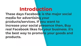 Advantages of Buying Real Facebook likes