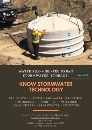 Innovative Stormwater Technology - Stormwater Management