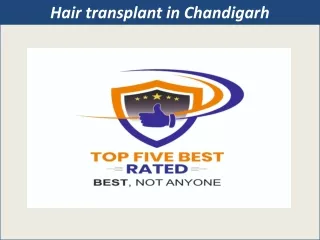 Hair transplant in chandigarh