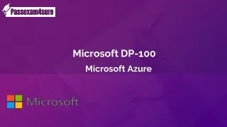microsoft dp 100