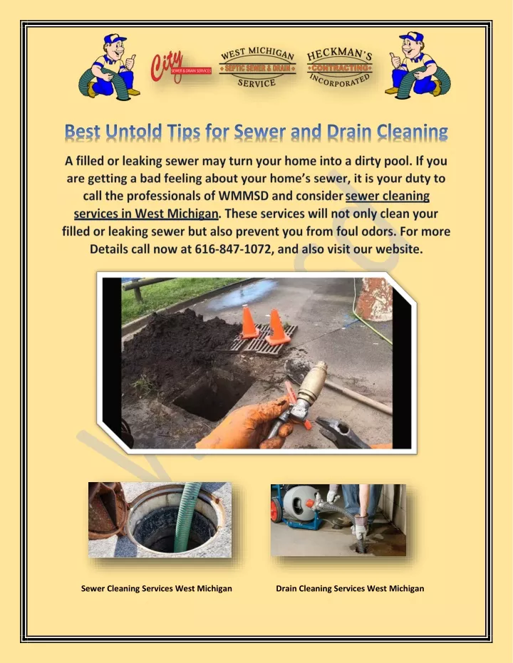 sewer cleaning services west michigan drain