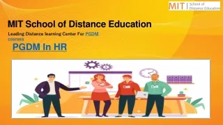 mit school of distance education