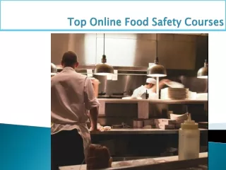Top Online Food Safety Courses