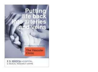 putting life back into arteries and veins