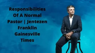 How can you become a Normal Pastor | Jentezen Franklin Gainesville Times