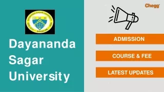 Dayananda Sagar University
