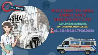 Choose Accomplished Caretaker with ICU Ambulance Service in Katihar | ASHA