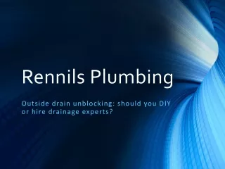 Outside Drain Unblocking Should You DIY or Hire Drainage Experts