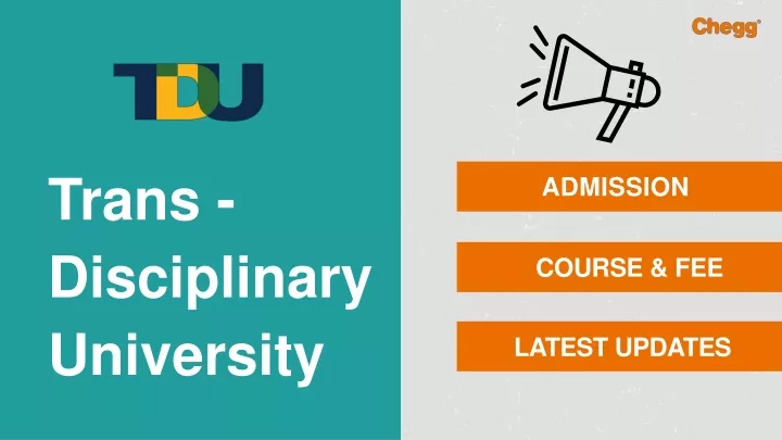 trans disciplinary university