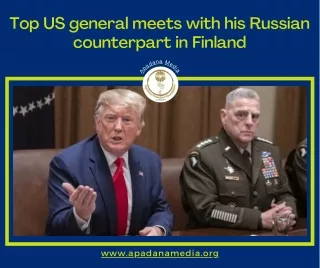 US general meets with his Russian counterpart in Finland | News Agency in MI