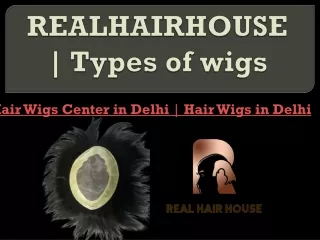 REALHAIR  Type of Hair Wigs