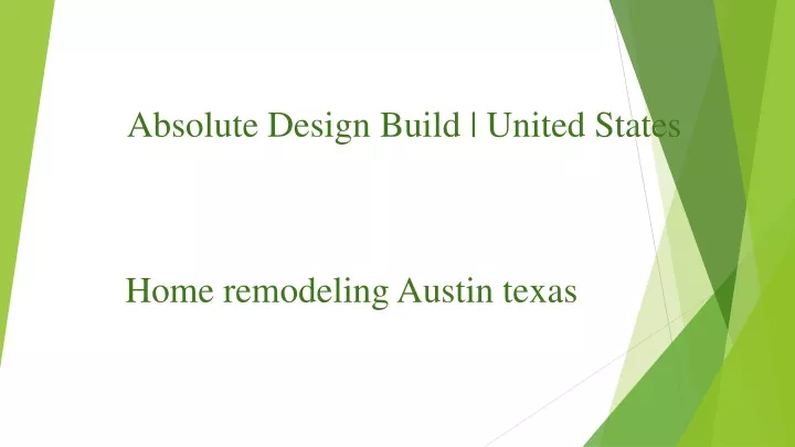 absolute design build united states