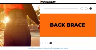 Shop Best Back Brace in USA - Incrediwear