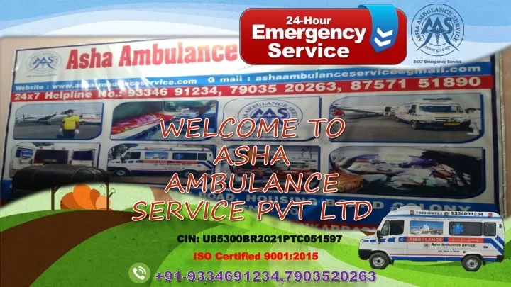 welcome to asha ambulance service pvt ltd