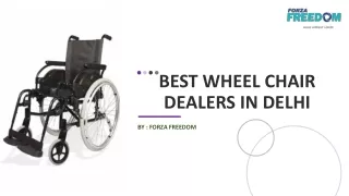 BEST WHEEL CHAIR DEALERS IN DELHI