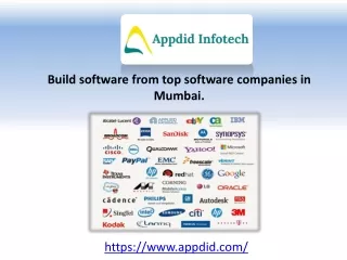 build software from top software companies in mumbai